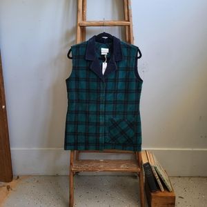 Vtg plaid corduroy top